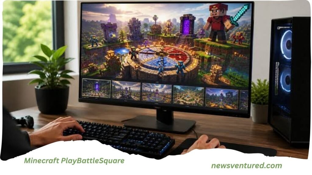 Minecraft PlayBattleSquare
